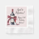 Search for wine napkins Pink