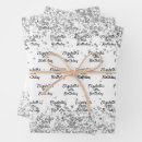 Search for silver confetti wrapping paper Glitter