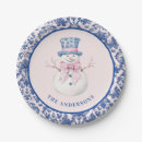 Search for snowman plates Blue