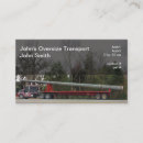 Search for hauling business cards Transport