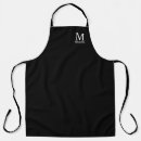 Search for plain color aprons For him