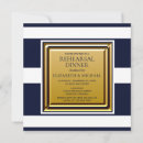 Search for square rehearsal dinner invitations Navy blue