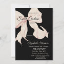 Search for pink black sweet 16 invitations Minimalist