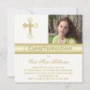 Search for gold confirmation invitations White
