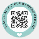 Search for turquoise heart wedding stickers Modern