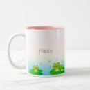 Search for cute cartoon frog mugs Happy