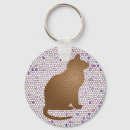 Search for brown cat key rings Kitty