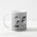Search for twenty five years mugs Silver