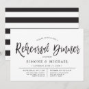 Search for black white rehearsal dinner invitations Script