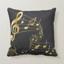 Search for musical notes cushions Elegant