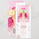 Search for 20th birthday invitations Watercolor