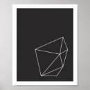 Search for black white geometric posters Abstract