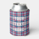 Search for plaid can coolers Check