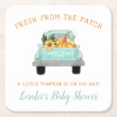 Search for truck coasters Fall baby shower