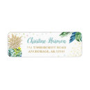 Search for tropical beach return address labels Trendy