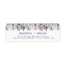 Search for lilac flower return address labels Lavender