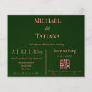 Search for coral rsvp wedding invitations Qr code