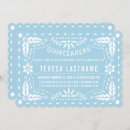 Search for light blue and white invitations Floral
