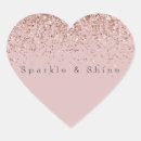 Search for rose gold faux glitter stickers Girly