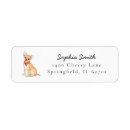 Search for chihuahua return address labels Pet