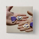 Search for display badges Close up