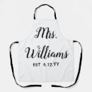 Search for fiance aprons For her