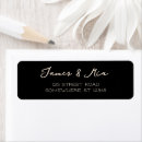 Search for everyday return address labels Black