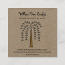 Search for willow tree business cards Rustic