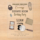 Search for secret agent birthday invitations Mystery