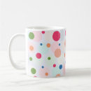 Search for polka dot background mugs Colourful
