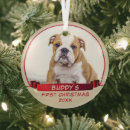 Search for bulldog christmas tree decorations Pet