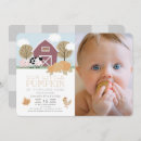 Search for pumpkin patch birthday invitations Boy