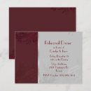 Search for burgundy and gray invitations Merlot