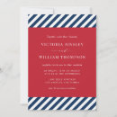 Search for red white and blue wedding invitations Nautical
