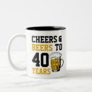 Search for funny 40th birthday mugs 40 years old