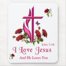 Search for jesus mousepads Religious