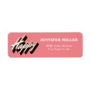 Search for text design return address labels Distressed
