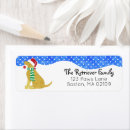 Search for golden retriever return address labels Cute