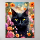 Search for black cat garden art Animal
