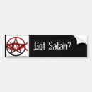 Search for satan bumper stickers God