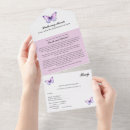 Search for purple butterfly wedding invitations Garden