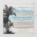 Search for palm trees baby shower invitations Tropical