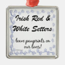 Search for irish setter christmas tree decorations Puppy