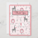 Search for jungle animals baby shower cards Zebra