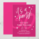 Search for hot pink 50th birthday invitations Fifty