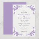 Search for french lavender invitations Violet
