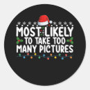 Search for taking pictures stickers Santa
