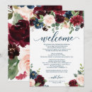 Search for itinerary wedding invitations Welcome letter