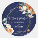 Search for navy and orange stickers Watercolor