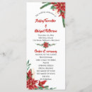 Search for christmas party programmes Poinsettia